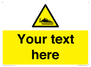 Custom warning grounding cruiser on lock cill